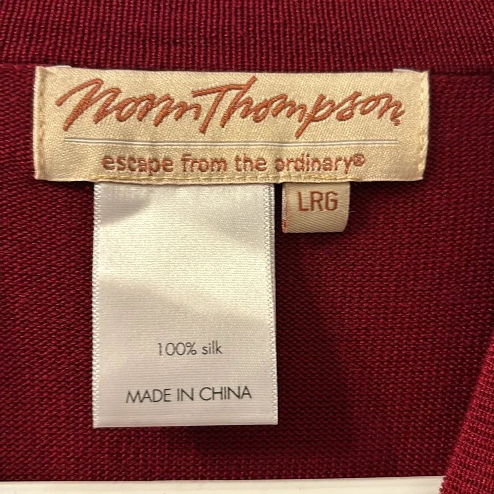 VTG Norm Thompson basic sweater size large